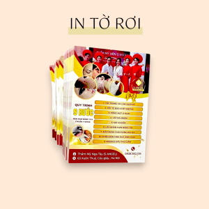 in tờ rơi thẩm mỹ viện - Spa
