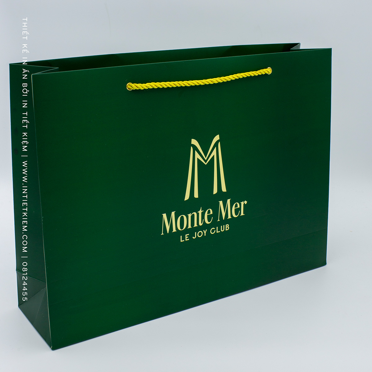 In túi giấy thời trang Monte-Mer