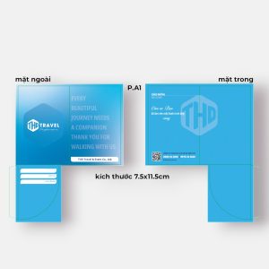 In bao đựng thẻ lưu trú Key holder