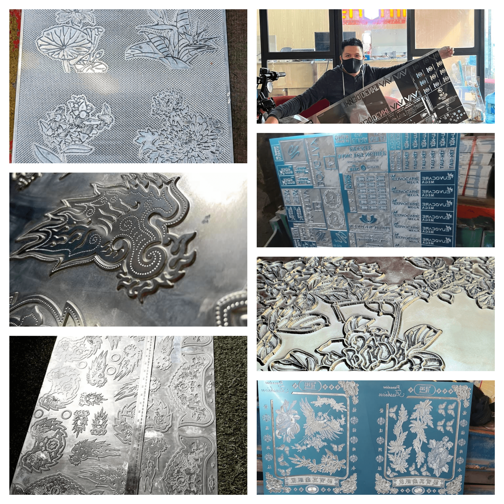 Khuôn thúc nổi, thúc chìm trong in ấn