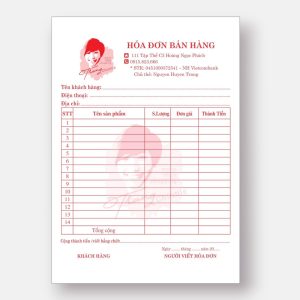 Mẫu hoá đơn 3 liên tại In Hà Nộii 1