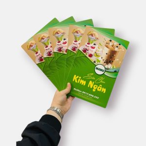 Menu sữa chua -In Hà Nội