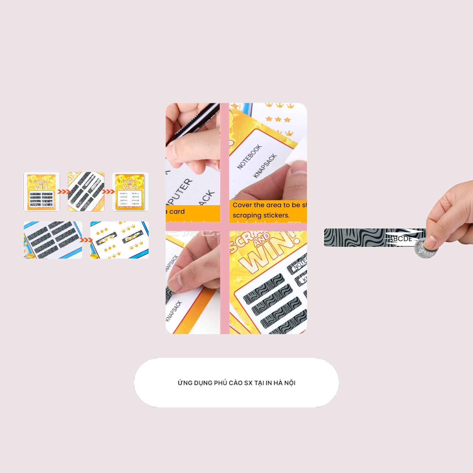 Ứng dụng sản phẩm phủ cào 30x6mm