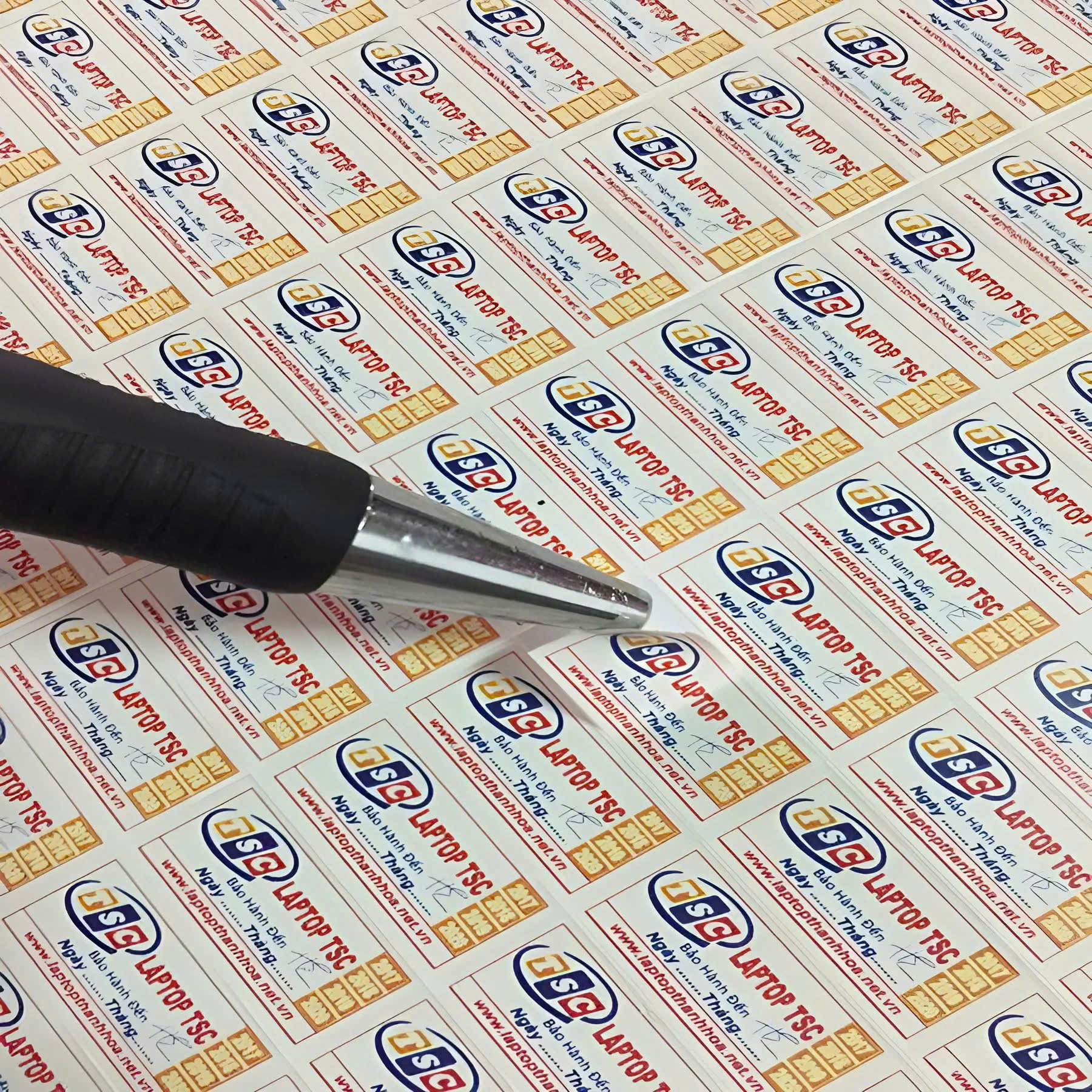 tem bảo hành giấy Chanlong