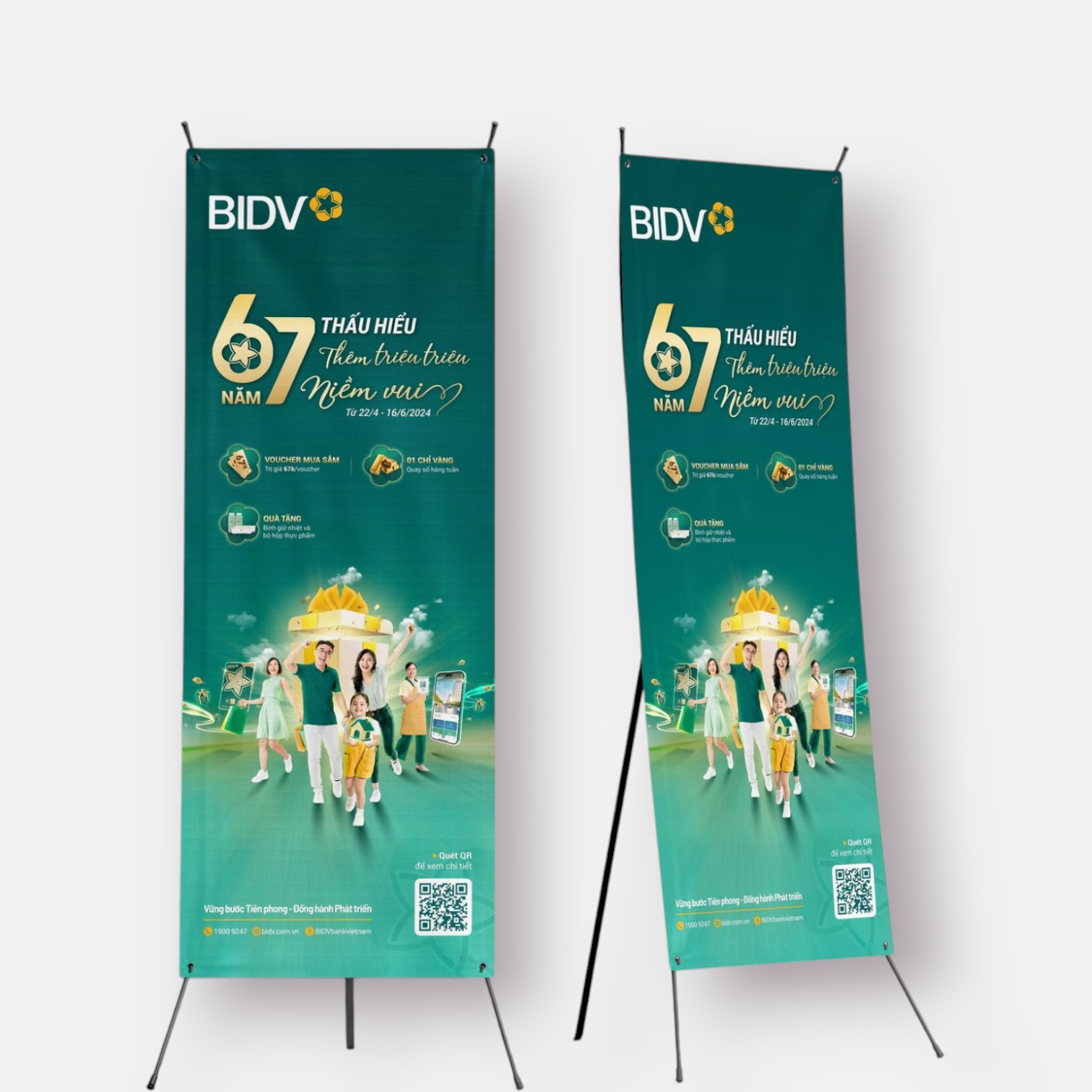 Standee sự kiện hướng dẫn khách tham dự