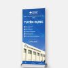 In standee tuyển dụng việc làm Chân cuốn nhôm