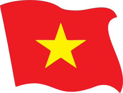 Vector cờ Tổ Quốc lượn sóng