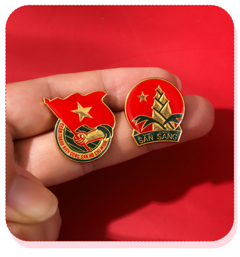 In huy hiệu Đội TNTP
